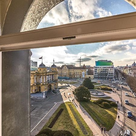 Modern City-Centre Penthouse With Spectacular Views / 135Sqm Zágráb Kültér fotó