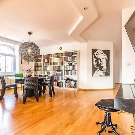 Modern City-Centre Penthouse With Spectacular Views / 135Sqm Zágráb Kültér fotó