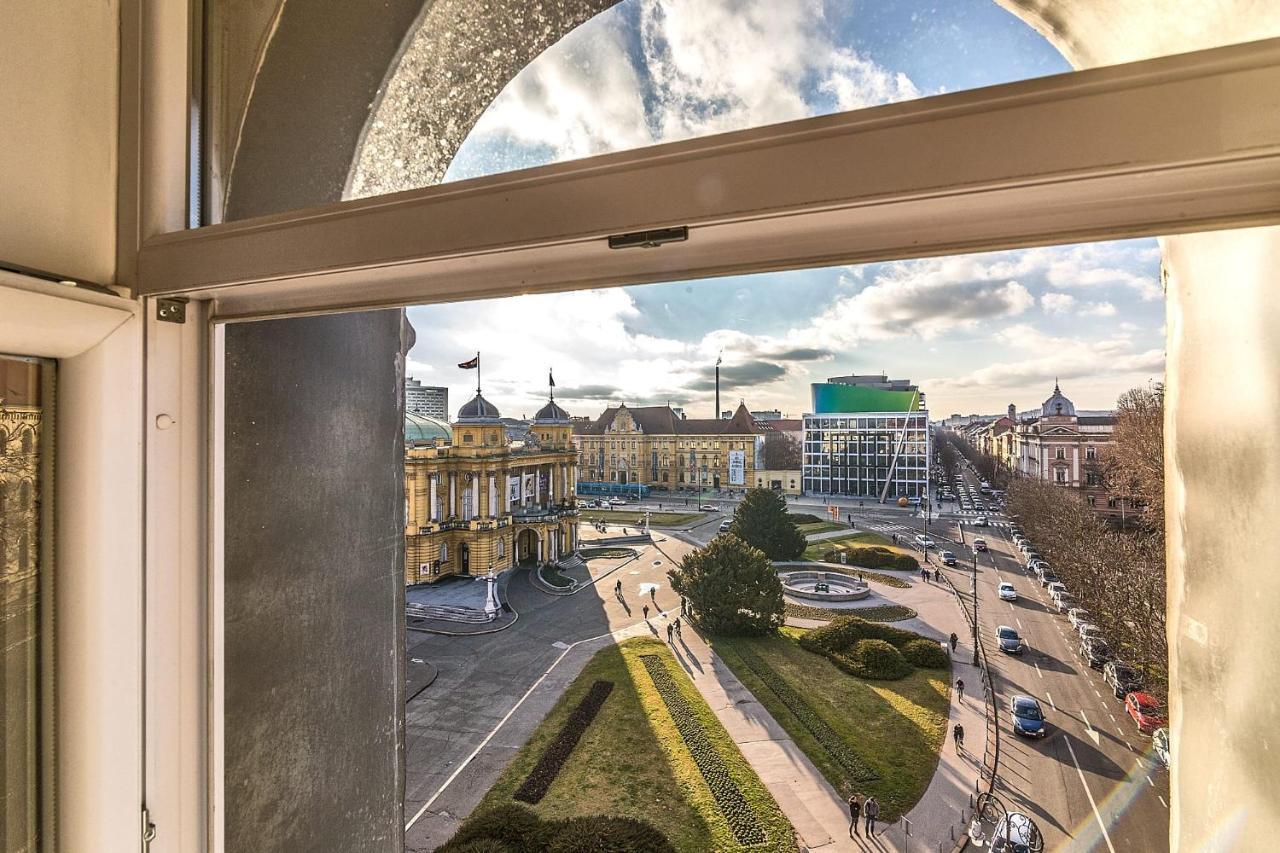 Modern City-Centre Penthouse With Spectacular Views / 135Sqm Zágráb Kültér fotó