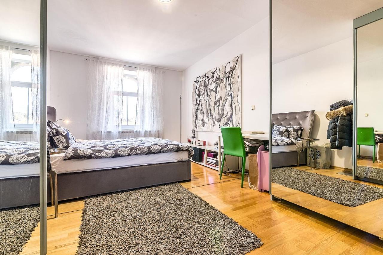 Modern City-Centre Penthouse With Spectacular Views / 135Sqm Zágráb Kültér fotó