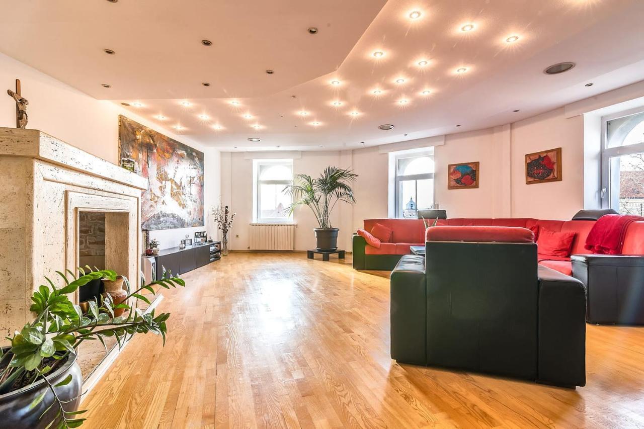 Modern City-Centre Penthouse With Spectacular Views / 135Sqm Zágráb Kültér fotó