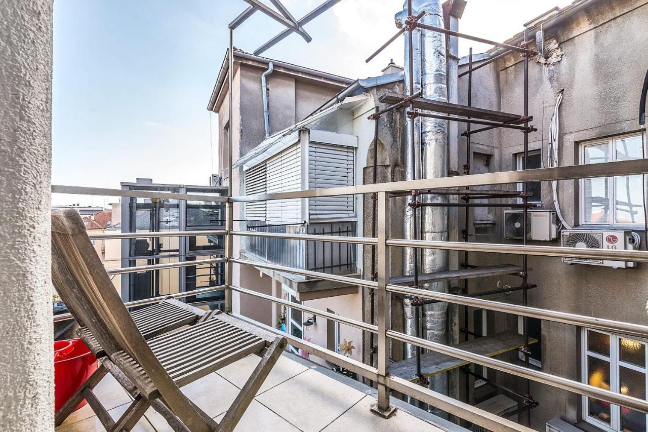 Modern City-Centre Penthouse With Spectacular Views / 135Sqm Zágráb Kültér fotó